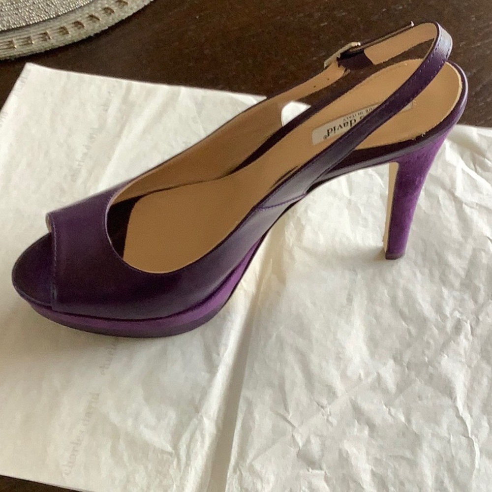 Charles David shoes in gorgeous purple color